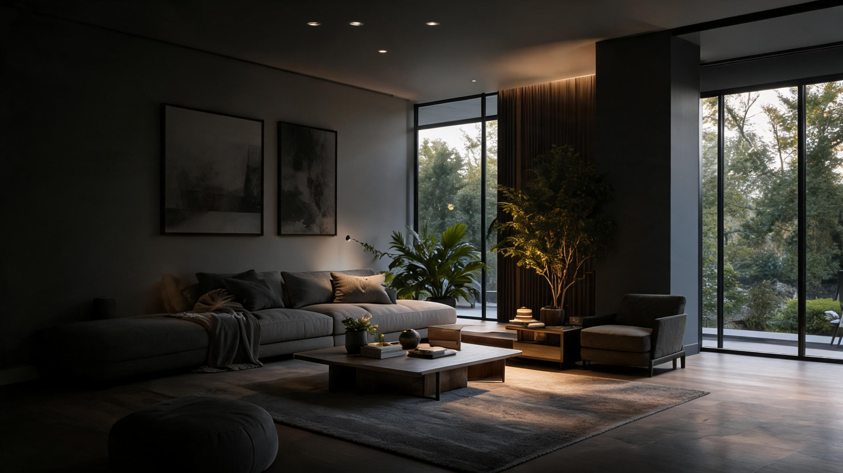 High-end modern living room