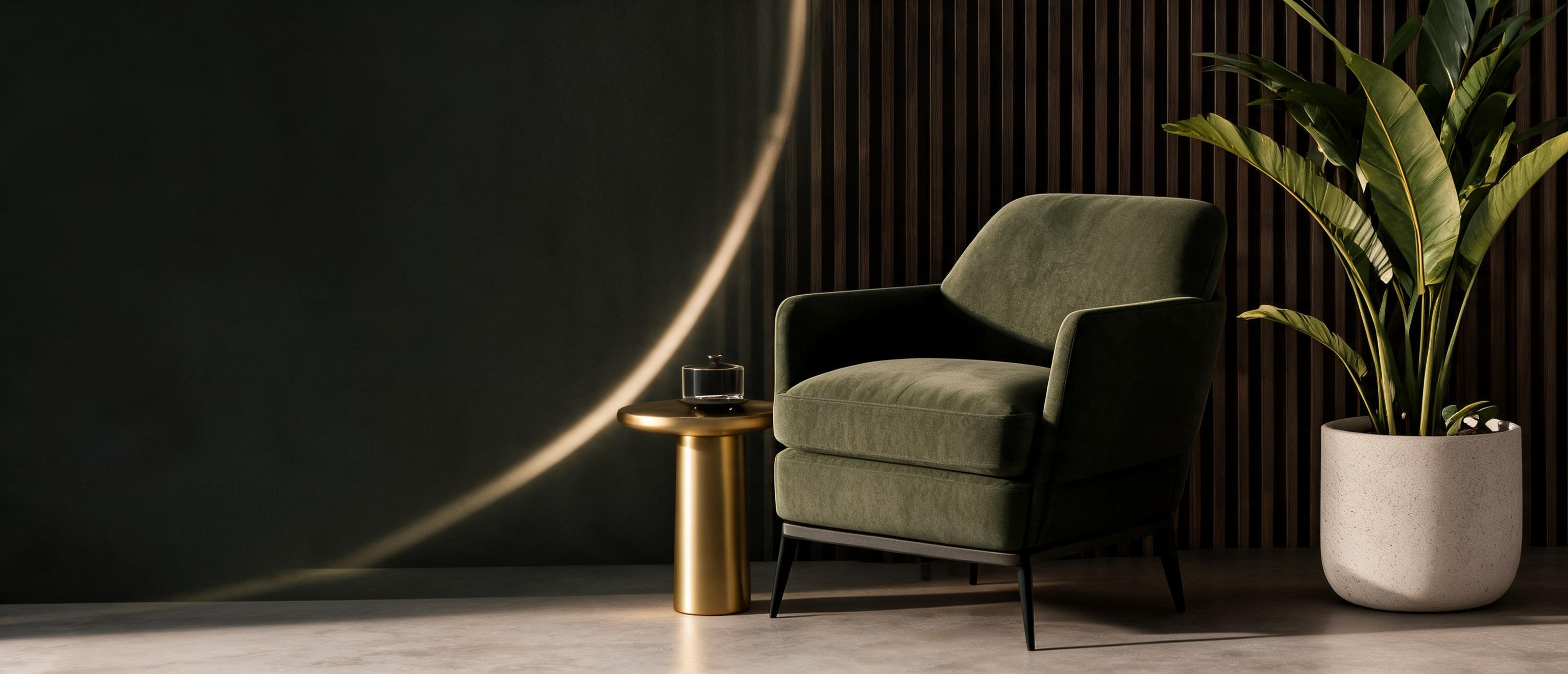 Cozy armchair corner