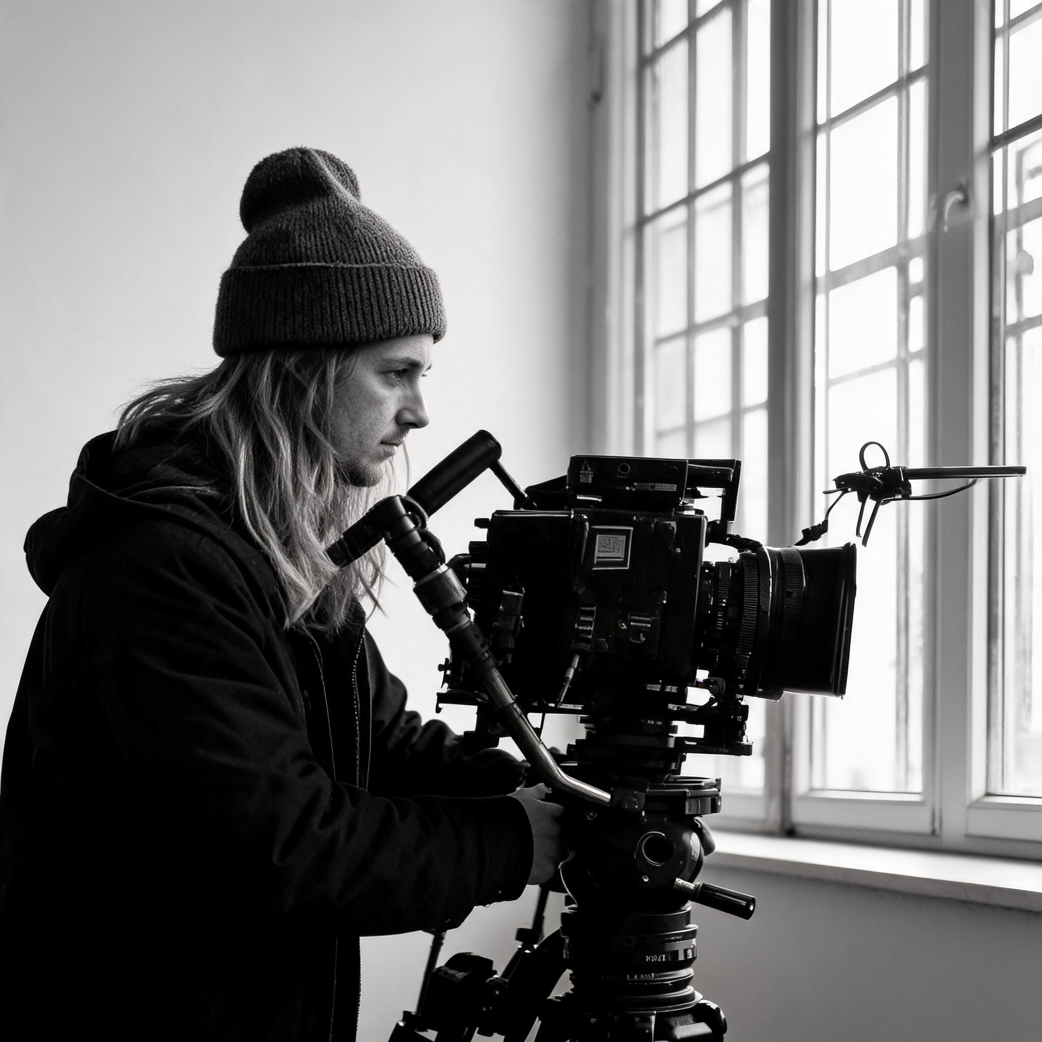 Filmmaker aan het werk
