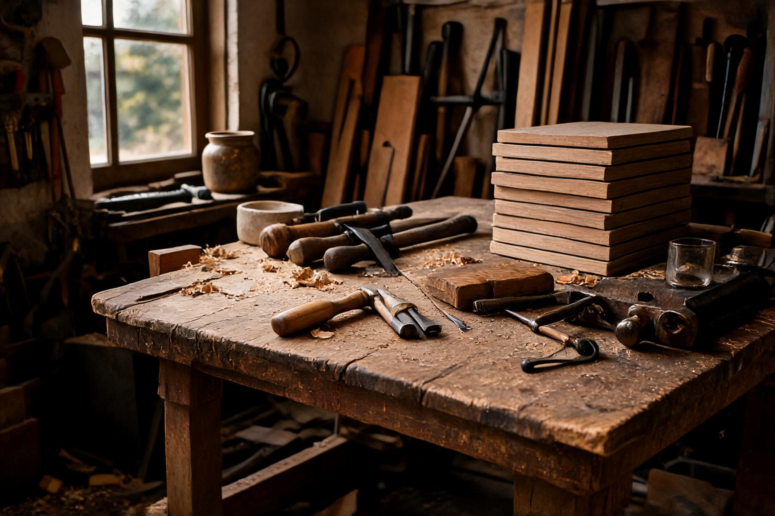 Werkplaats van de meubelmaker