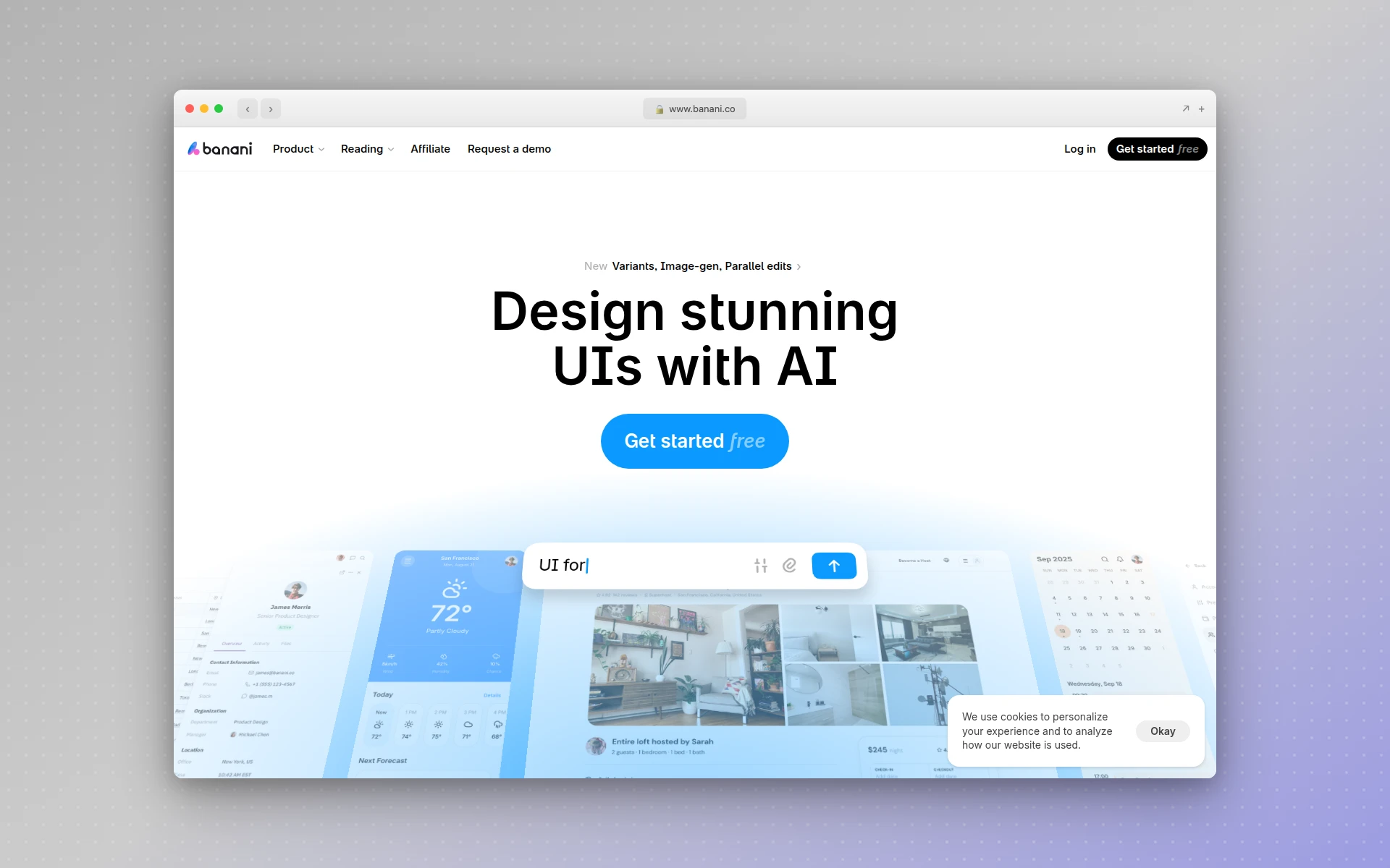 Banani AI mobile mockup generator