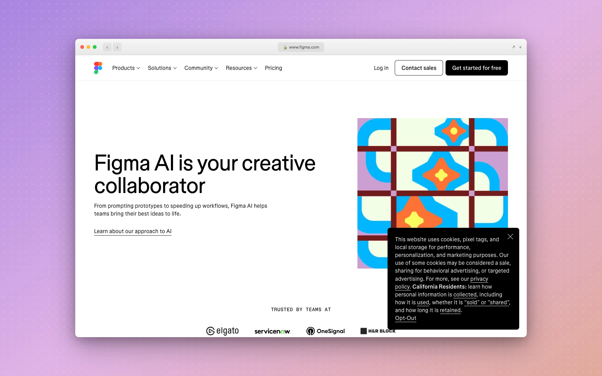 Figma AI features showing prompt-to-design capabilities