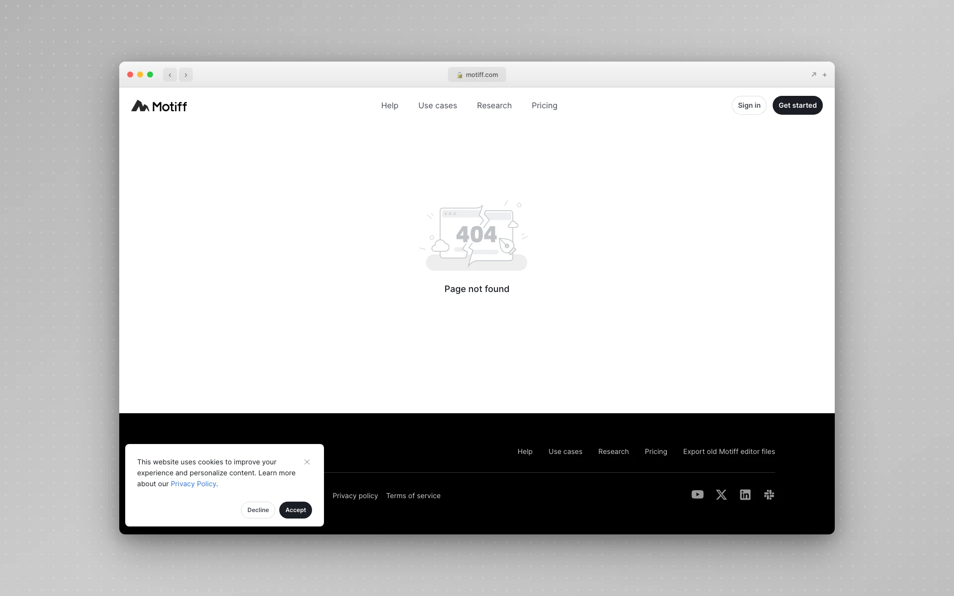 Motiff AI design tool interface