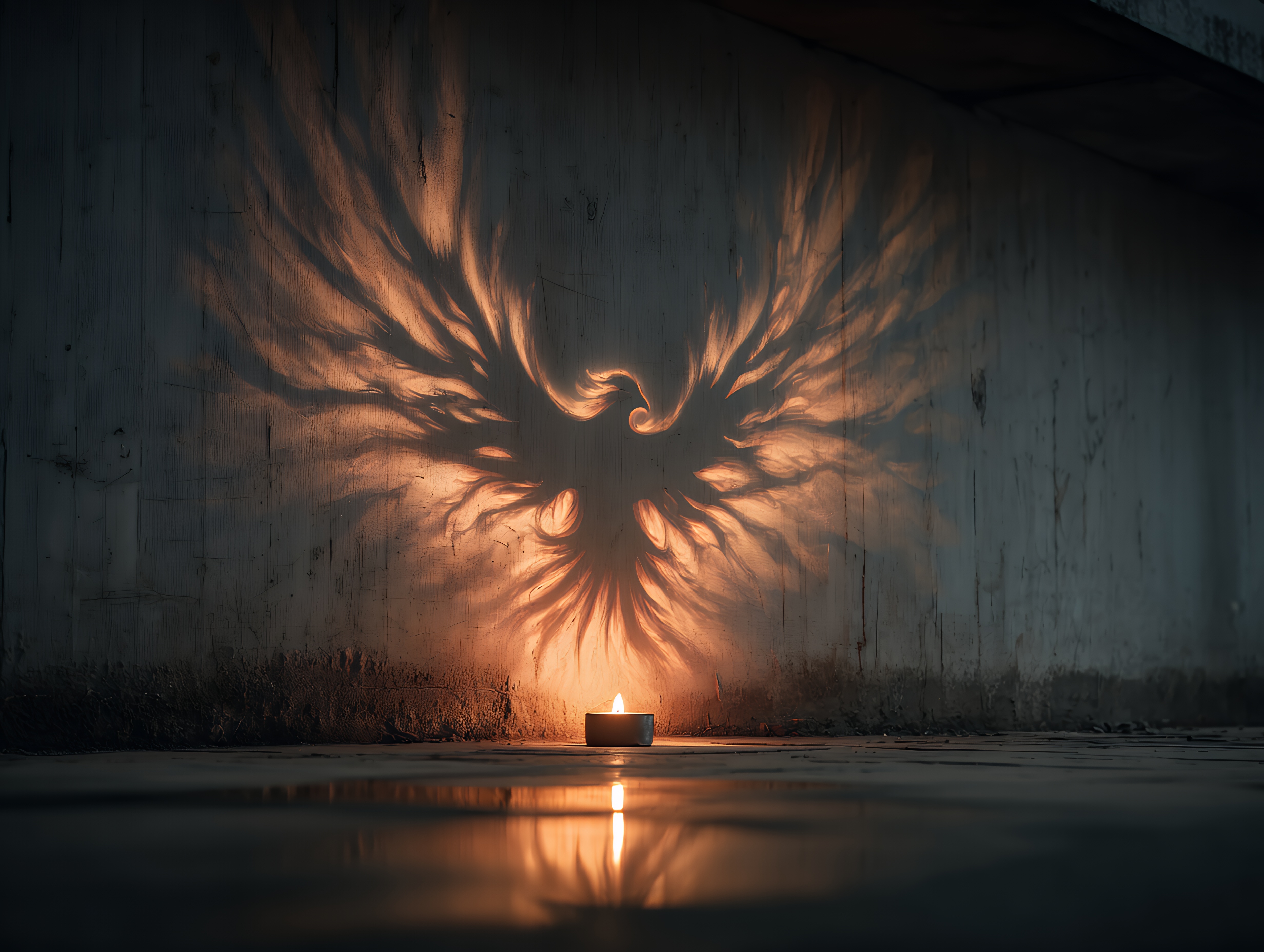Abstract light beams penetrating deep water, symbolizing cellular and spiritual healing.